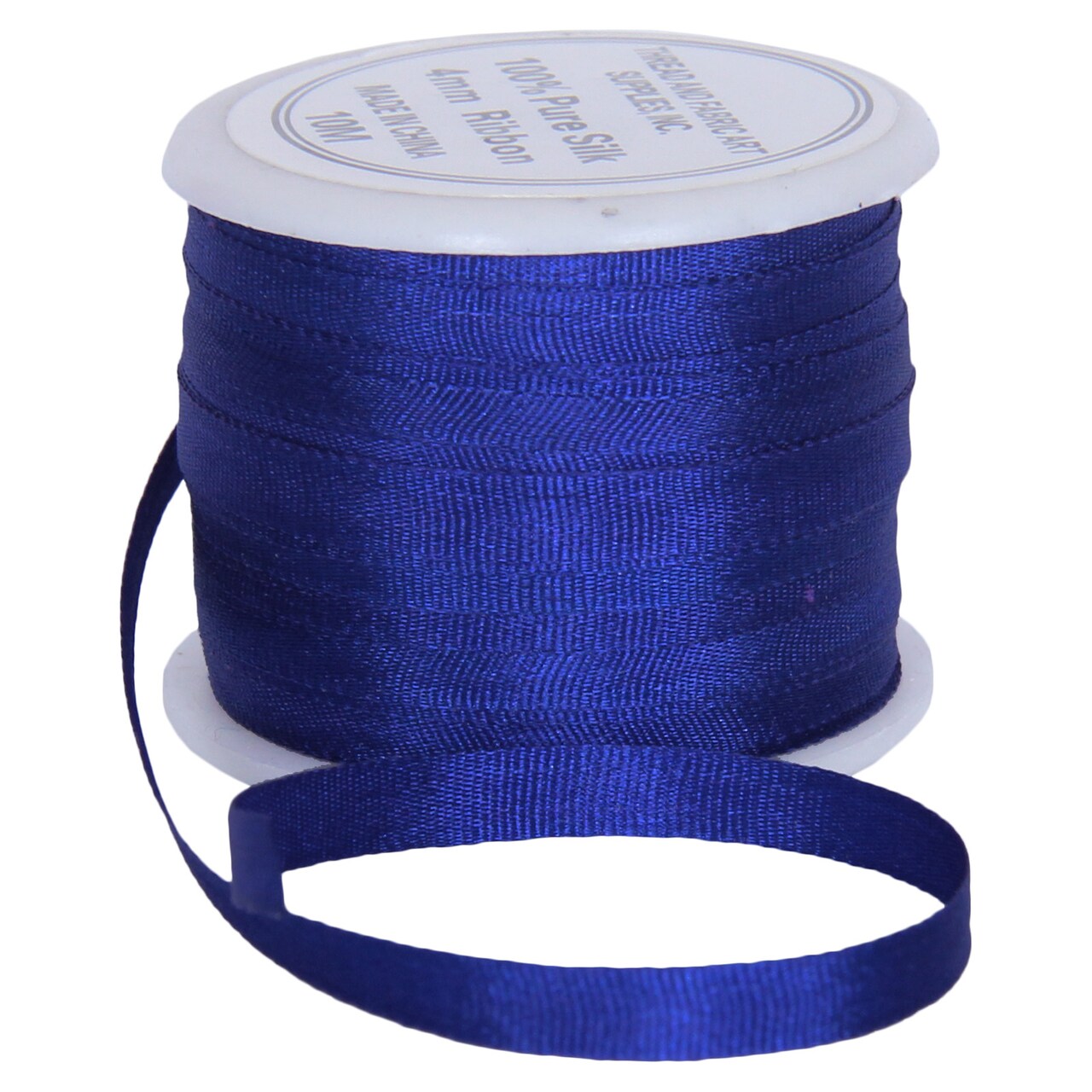 Threadart 100% Pure Silk Ribbon - 3 Widths 2MM, 4MM, 7MM - 50 Colors Available